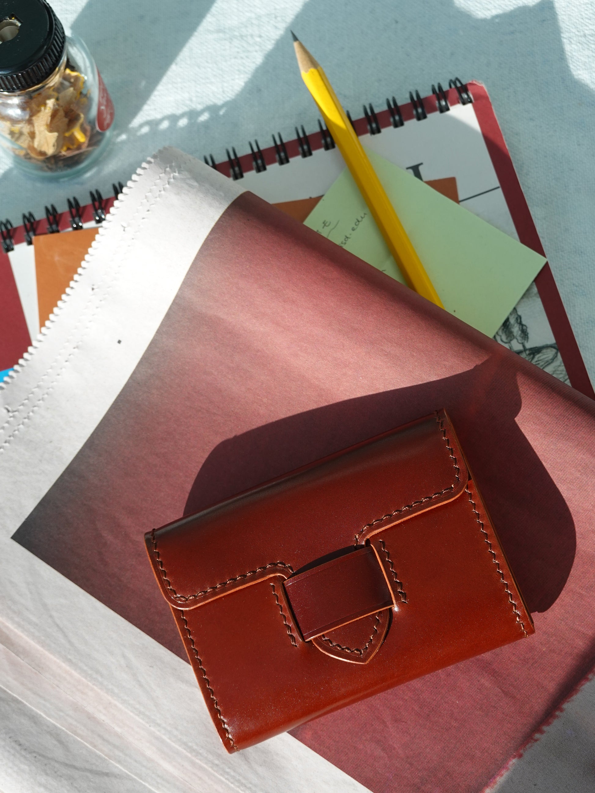 POE CORDOVAN RED BROWN